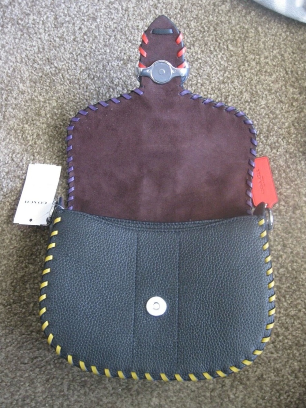 Coach Georgie Whipstitch Small Shoulder Bag - Picture 3 of 4